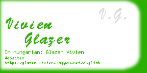 vivien glazer business card